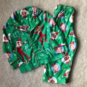 The Elf on the Shelf Pajamas Sz 2T
